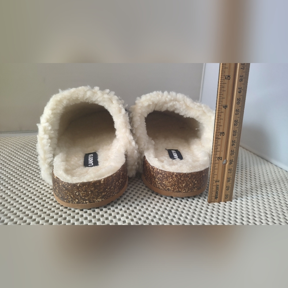 Lands' End Women's Size 9B Slippers Clogs Shoes NWOT Dog Embroidery - Picture 3 of 5